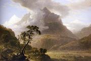 Asher Brown Durand Alpine View,Near Meyringen Germany oil painting artist